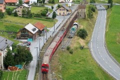 RhB (Rhätische Bahn), Ardez, 11. July 2004